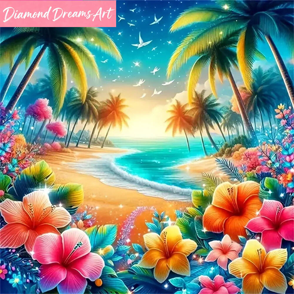 Diamond Painting seaside lands - Photo Mosaic Print 评论和价格
