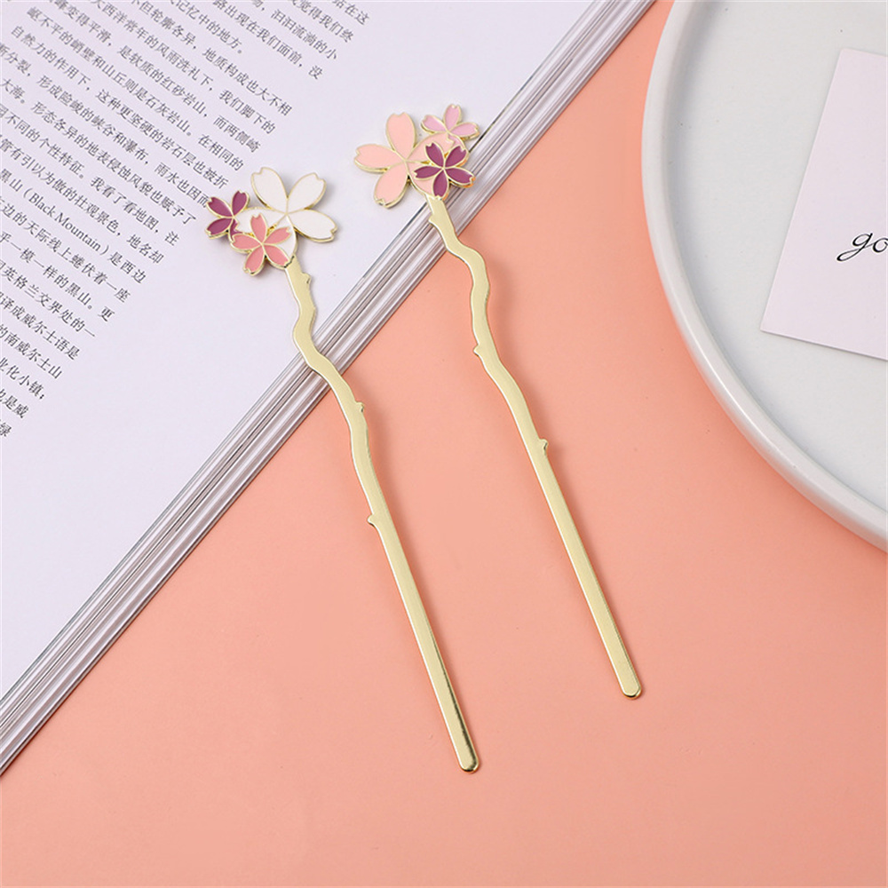 Metal Sakura Bookmark Creative - Dried Flower Bookmark 评论和价格