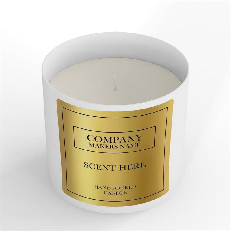 Custom 3D Embossed Gold Foil A - Personalised Candle Label 评论和价格
