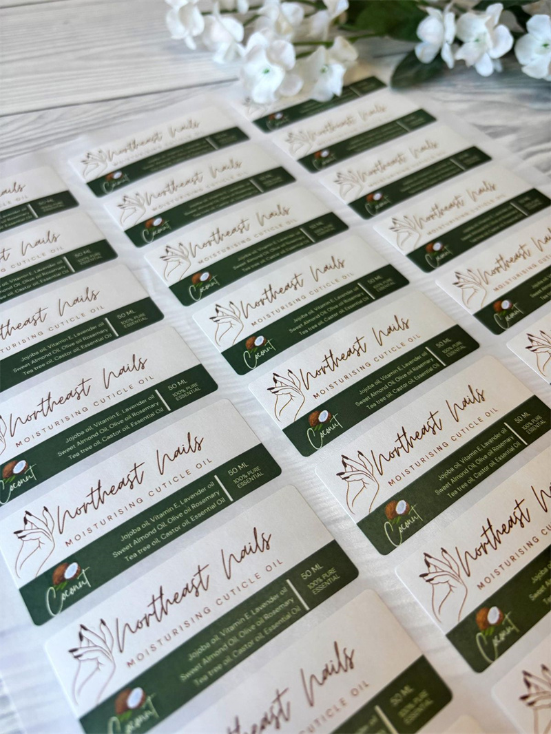 Custom 3D Embossed Gold Foil A - Personalised Candle Label 评论和价格